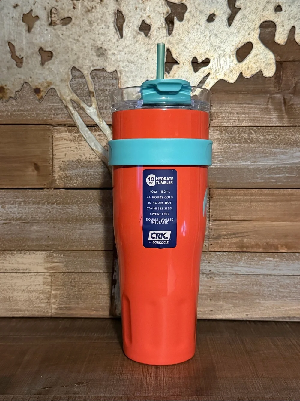 Corkcicle 40 Oz Life is Good Sea Turtle Tumbler NEW